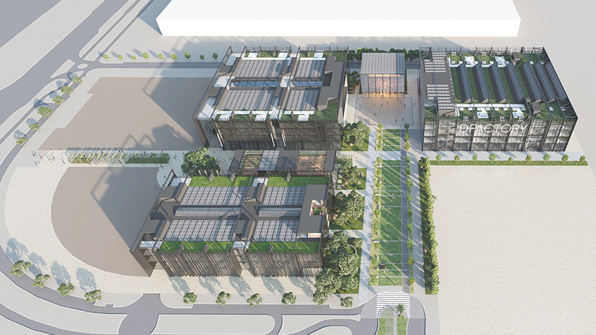 Los cuatro nuevos edificios son una de las iniciativas más ambiciosas del CZFB.