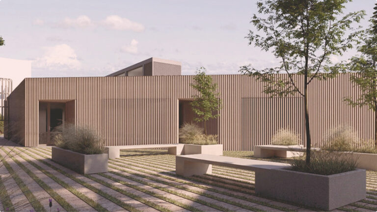 The transformation of Marina del Prat Vermell  advances with the construction of a green point